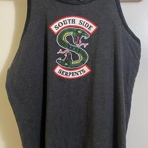 Riverdale South Side Serpents Tank Top - Black Size Small